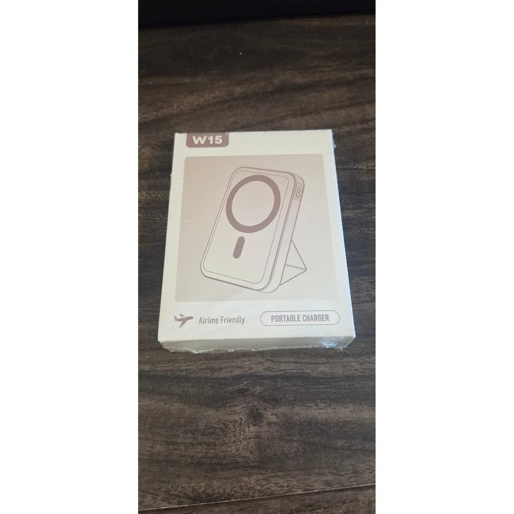 Gxorul Portable Charger Unisex OS White New W15 Magnetic Wireless Power Bank